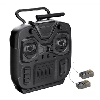 Absima SR6S-EVO Sistema de radiocontrolo de 6 canais 2,4GHz com dois recetores (preto) 2000111