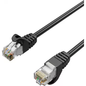 Flexline FL31-39095 Cabo de patch Cat.7 S/FTP PUR, RJ45, 20m, preto