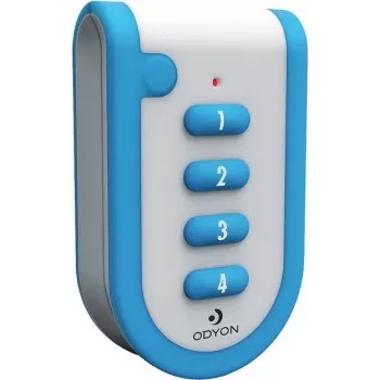 m-e modern-electronics Odyon ODYON pro HS-4 telecomando de 4 canais com controlo de receção, 868,3 MHz, 1000 m de alcance, Rolling Code, IP54, pilha CR2032 56502