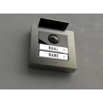 M-E MODERN-ELECTRONICS VDV-2020 A videoporteiro com RFID, com fios, unidade exterior antracite (41267)