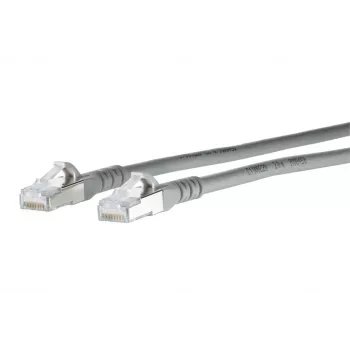 Cabo de rede Cat.6a S/FTP LSZH METZ BTR 1308458033-E, 8 m, cinzento, 10 Gbps