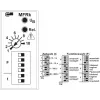 Relé temporizador multifunções METZ CONNECT MFRk-E12 0,15-800s, 24-240V AC/DC, 1 CO 110310412230