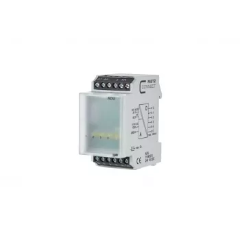 Conversor analógico-digital METZ CONNECT ADU-C12C12, 2 canais, RS485 Modbus RTU, calha DIN 11043513