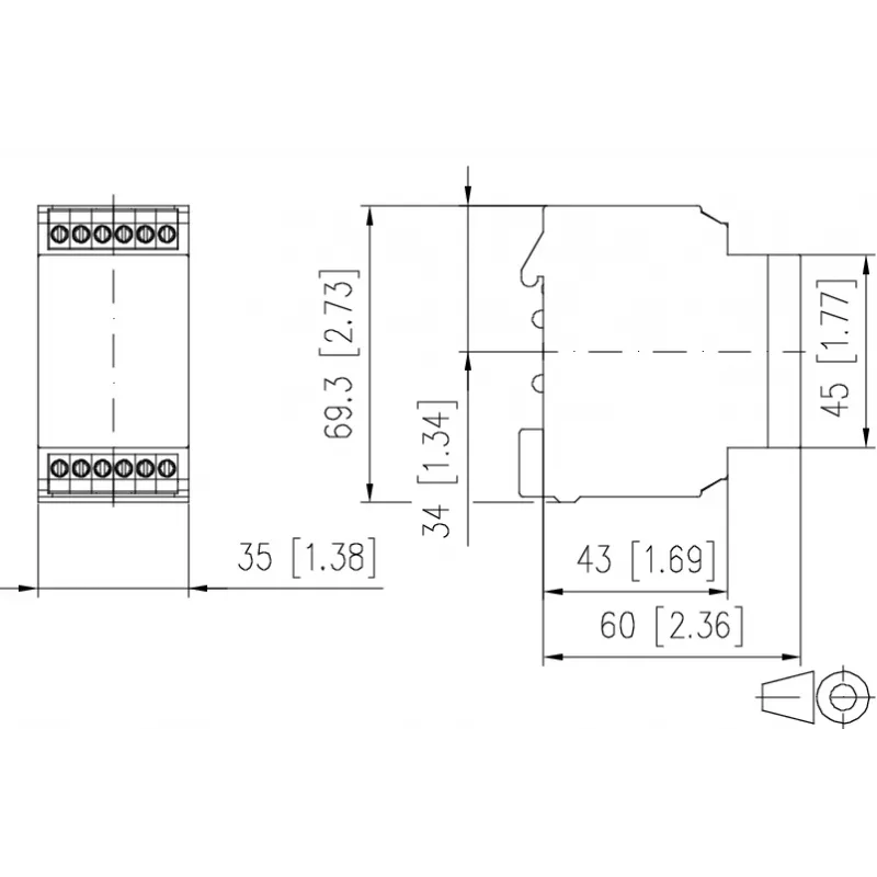 Emissor de valor analógico METZ CONNECT KAD-C12 0-10V 24V AC/DC botão rotativo encastrar branco puro 110656