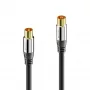 PURELINK Sonero Cabo de antena 2m S-AC000-020 Premium, coaxial ficha macho para fêmea, 75 Ohm, duplamente blindado, branco