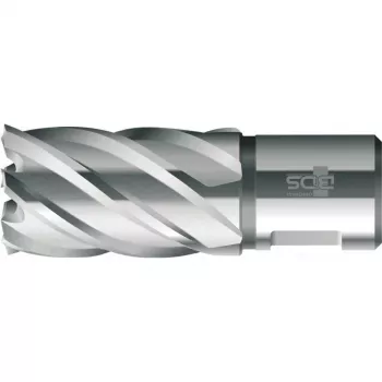 BDS Broca de coroa HSS 20 mm profundidade de corte 30 mm haste Weldon (KBK-020)