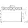 METZ CONNECT Painel de patch de fusão de fibra ótica 12x LC-Duplex OS2 monomodo, 1U, cinzento-claro 1504697412-F