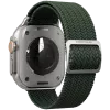 VONMÄHLEN Woven Loop para Apple Watch 44/45/46/49mm, verde-azeitona