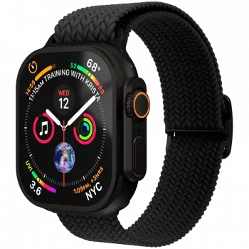 VONMÄHLEN Woven Loop 40, 41, 42mm tamanho único, All Black