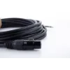 Cordial EM 10 FP cabo de áudio XLR para ficha mono 6,3 mm 10 m preto 14752