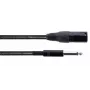 Cordial EM 5 MP cabo de áudio XLR para ficha mono 6,3 mm 5 m preto 14753