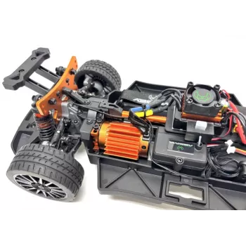 Absima Speed Demon 1:12 carro de rali 4WD Brushless RTR modelo RC branco 70 km/h