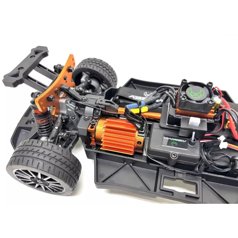 Absima Speed Demon 1:12 carro de rali 4WD Brushless RTR modelo RC branco 70 km/h