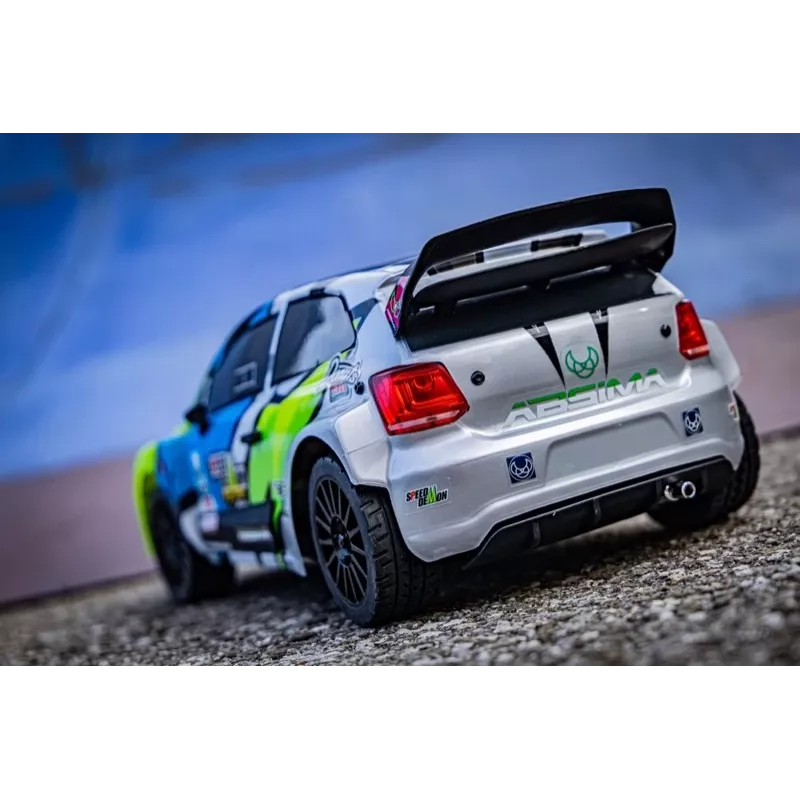 Absima Speed Demon 1:12 carro de rali 4WD Brushless RTR modelo RC branco 70 km/h