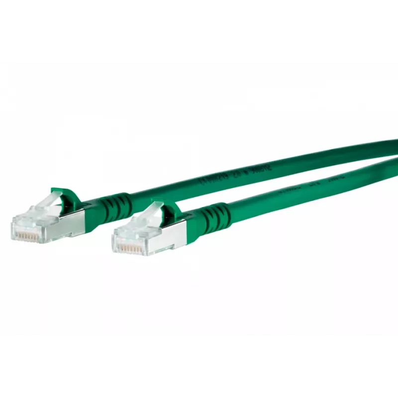 METZ CONNECT 1308450355-E cabo de rede Cat6a S/FTP, 0,3 m, verde