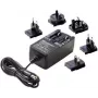 Fonte de alimentação de ficha Dehner Elektronik de tensão fixa 24V/DC 1A 24W com adaptadores UK, EUA e Austrália (27476)