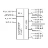 Dispositivo de campo METZ BMT-F-DO4 BACnet MS/TP com 4 saídas de relé, 4 entradas universais, 2 saídas analógicas, RS485, montagem em calha DIN, 24V AC/DC 110886132170