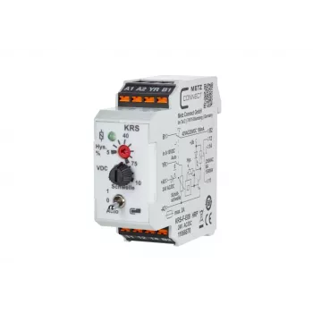 Interruptor de limiar METZ Connect 24 V AC/DC, 1 contacto reversível, calha DIN, 17,5 mm, 11066670
