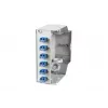 Caixa de distribuição de fibra ótica Metz 15024A07406-E OpDAT REGpro VIK 6xLC-D OS2, branco puro RAL 9010