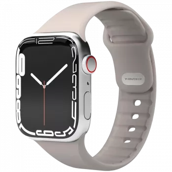 Pulseira VONMÄHLEN Classic Band 2 para Apple Watch 40/41/42mm, pulseira em pele plena flor em creme