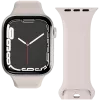 Pulseira VONMÄHLEN Classic Band 2 para Apple Watch 40/41/42mm, pulseira em pele plena flor em creme