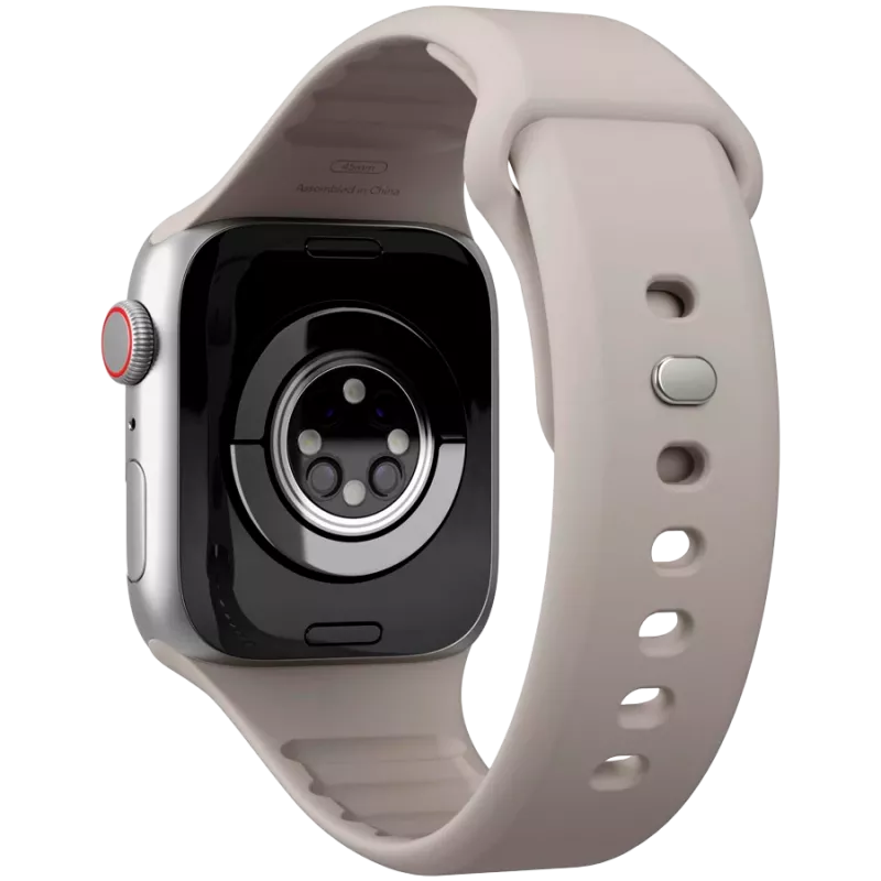 Pulseira VONMÄHLEN Classic Band 2 para Apple Watch 40/41/42mm, pulseira em pele plena flor em creme