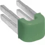 Hager KN99E Ponte de ligação PE QuickConnect, 2 polos, verde/amarelo, pack de 10
