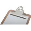MAUL prancheta MAULbill, placa de fibra dura, 115 x 265 mm, mola metálica, capacidade 15 mm, cantos arredondados, castanho 2391770