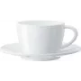 JURA conjunto de chávenas de cappuccino, 2 chávenas e pires de porcelana, 180 ml, branco 66501