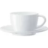 JURA conjunto de chávenas de cappuccino, 2 chávenas e pires de porcelana, 180 ml, branco 66501