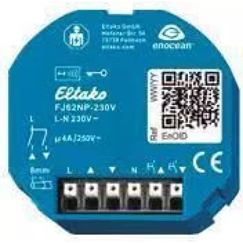 Eltako atuador sem fios para estores e persianas FJ62NP-230V 4A/250V 30200535