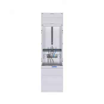 Hager ZH23X7 campo de contadores completo, 1 lugar de contador, 1 lugar de pré-contador, 1 piso, 900x250mm, barra coletora de 5 polos, 300mm, com barra coletora