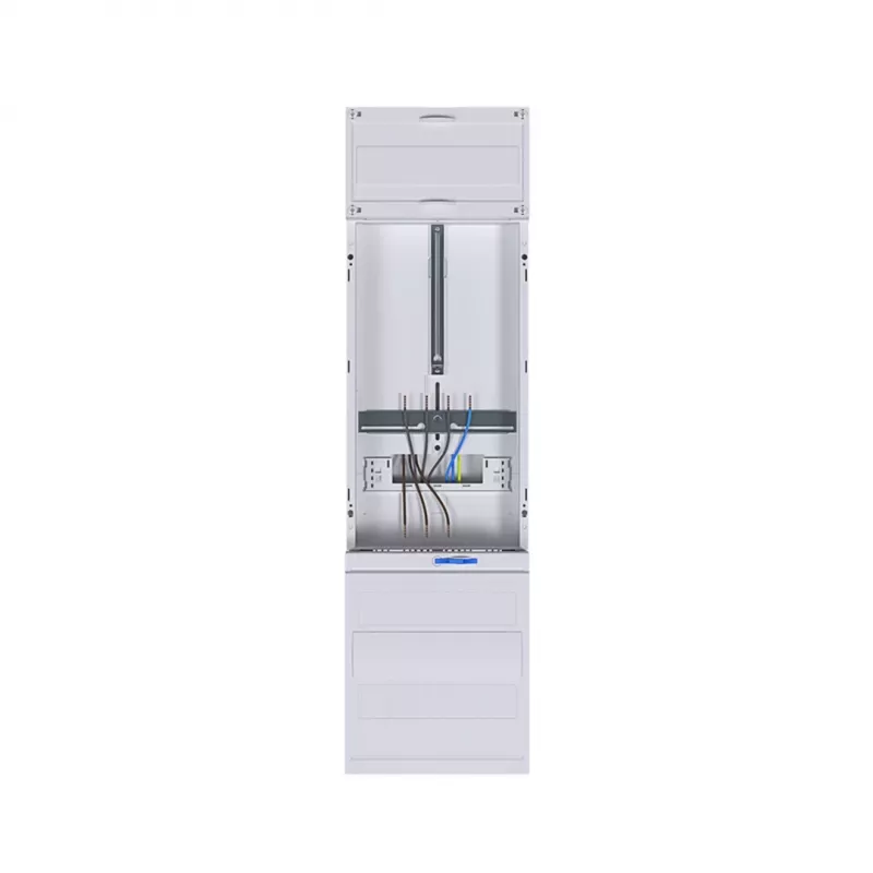 Hager ZH23X7 campo de contadores completo, 1 lugar de contador, 1 lugar de pré-contador, 1 piso, 900x250mm, barra coletora de 5 polos, 300mm, com barra coletora