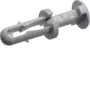 Hager L5067 rebite de expansão, broca 6 mm, espessura de fixação 3-8 mm, sem halogéneos, cinzento