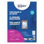 Conjunto de porta-crachás Avery 4839XL com cordão, A6, 105 x 148 mm, 50 conjuntos, cordões azuis