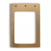 Conjunto de porta-crachás Avery 4839XL com cordão, A6, 105 x 148 mm, 50 conjuntos, cordões azuis
