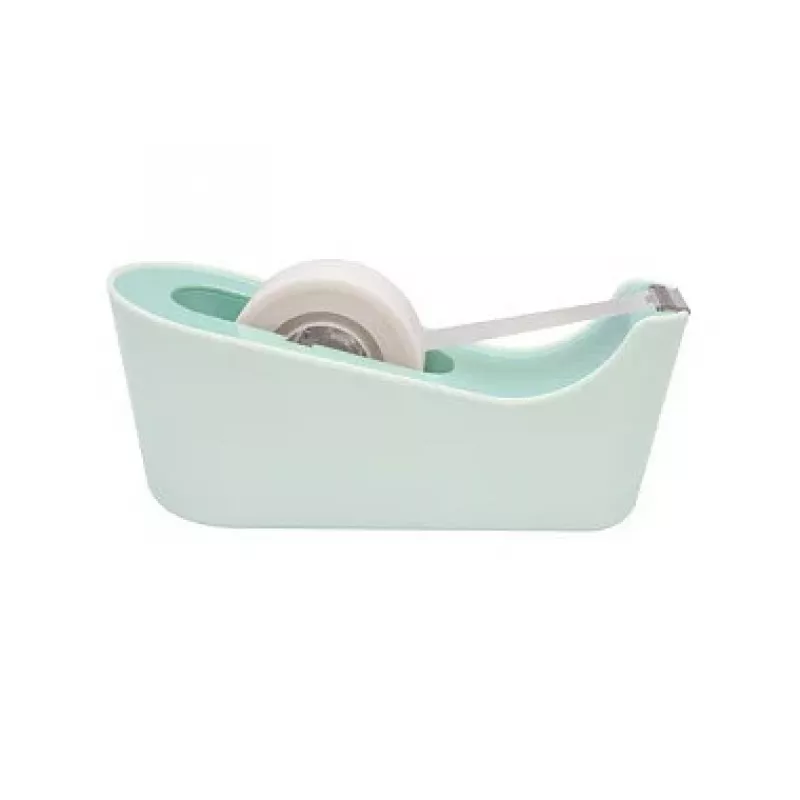 Dispensador de mesa 3M Scotch C18 verde menta com Magic Tape, 19 mm x 7,5 m, transparente