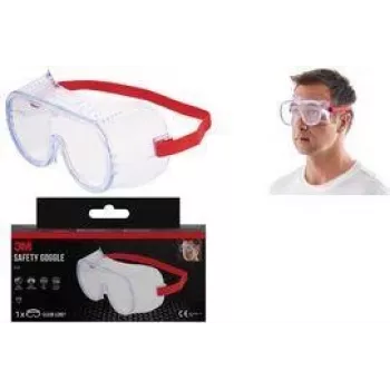 Óculos de segurança 3M Classic 4700 Full-Vision, lente de policarbonato transparente, ventilação direta, 1 par 4700-1