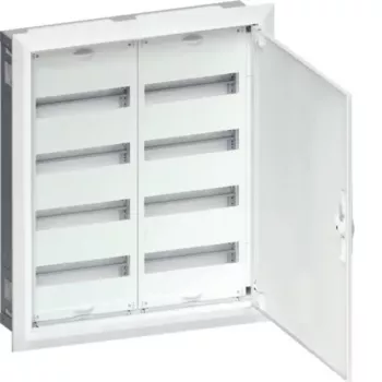Quadro de distribuição encastrado HAGER FWU42S, 96 módulos, 4 filas, IP30, branco