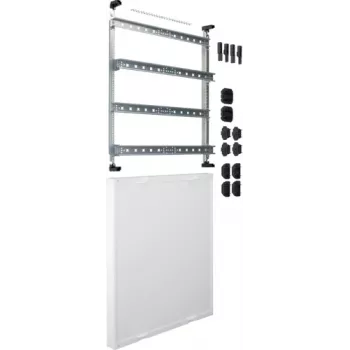 Placa de montagem HAGER UD42A1 600x500mm para blocos de terminais, aço galvanizado