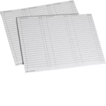 Folhas de marcação HAGER uniZ ZZ90A A4 branco, 10 folhas