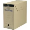 Caixa de arquivo ELBA para suspensos tric System Standard, castanho-natural, DIN A4, cartão canelado, fechada em todos os lados (83524)