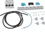 Conjunto porta-fusíveis HAGER ZY51T1 para proteção de circuitos secundários de transformadores de corrente, 1 polo, 0,5 A, 250 V AC, montagem em calha DIN