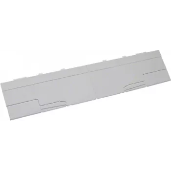 Faixa cega Hager ZZ12V, 12 módulos, cinzento-claro
