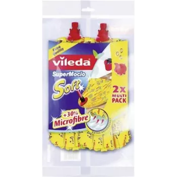 Recarga de cabeça de esfregona Vileda SuperMocio Soft pack de 2 11099