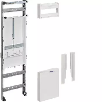 HAGER Conjunto de acessórios para quadro de contadores ZU21A, 900mm, 1 lugar de contador, pré-equipado, trifásico, 63A