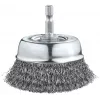 kwb Escova de copo - Nó torcido - 0,3 mm - 6 mm - 7,5 cm - Metal - Pedra - Metal (606330)
