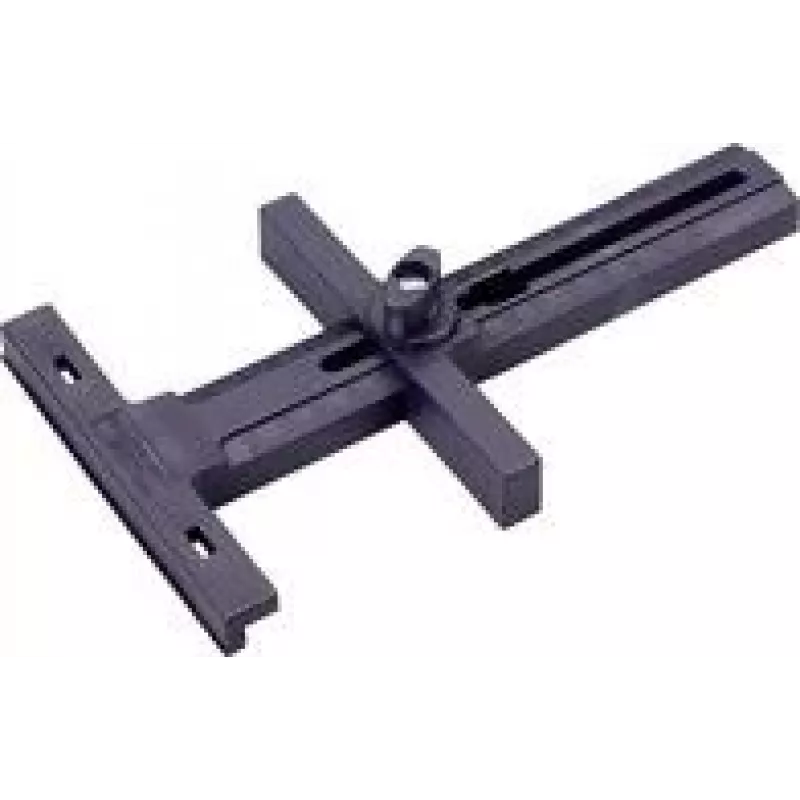 KWB 784400 Calha de guia 1400 mm para serras circulares, alumínio, 2 peças, antiderrapante, sem lascas