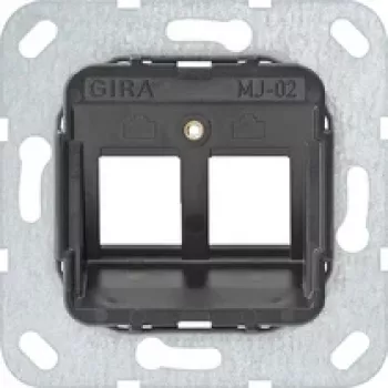 GIRA Anel de suporte 560200 Modular Jack 2 2 vias moldura de montagem