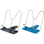 WEDO Suporte de leitura, base de plástico, ajuste de ângulo contínuo, suporte de metal niquelado, 230 x 200 mm 211 8
